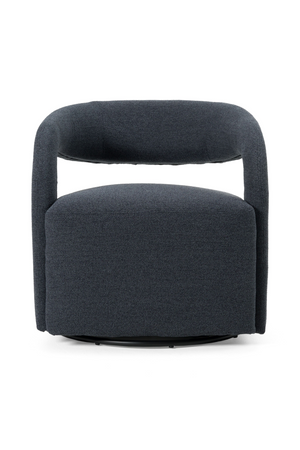 Dark Split-Back Swivel Chair | OROA Modern Dowsett | Oroa.com