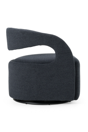 Dark Split-Back Swivel Chair | OROA Modern Dowsett | Oroa.com