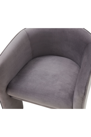 Three-Legged Velvet Accent Chair | OROA Modern Kyle | Oroa.com