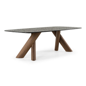   Modern European furniture - Gray Glass Dining Table - www.oroa.com | Oroa.com