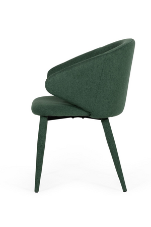 Green Linen Dining Chairs (2) | OROA Modern Keller | Oroa.com