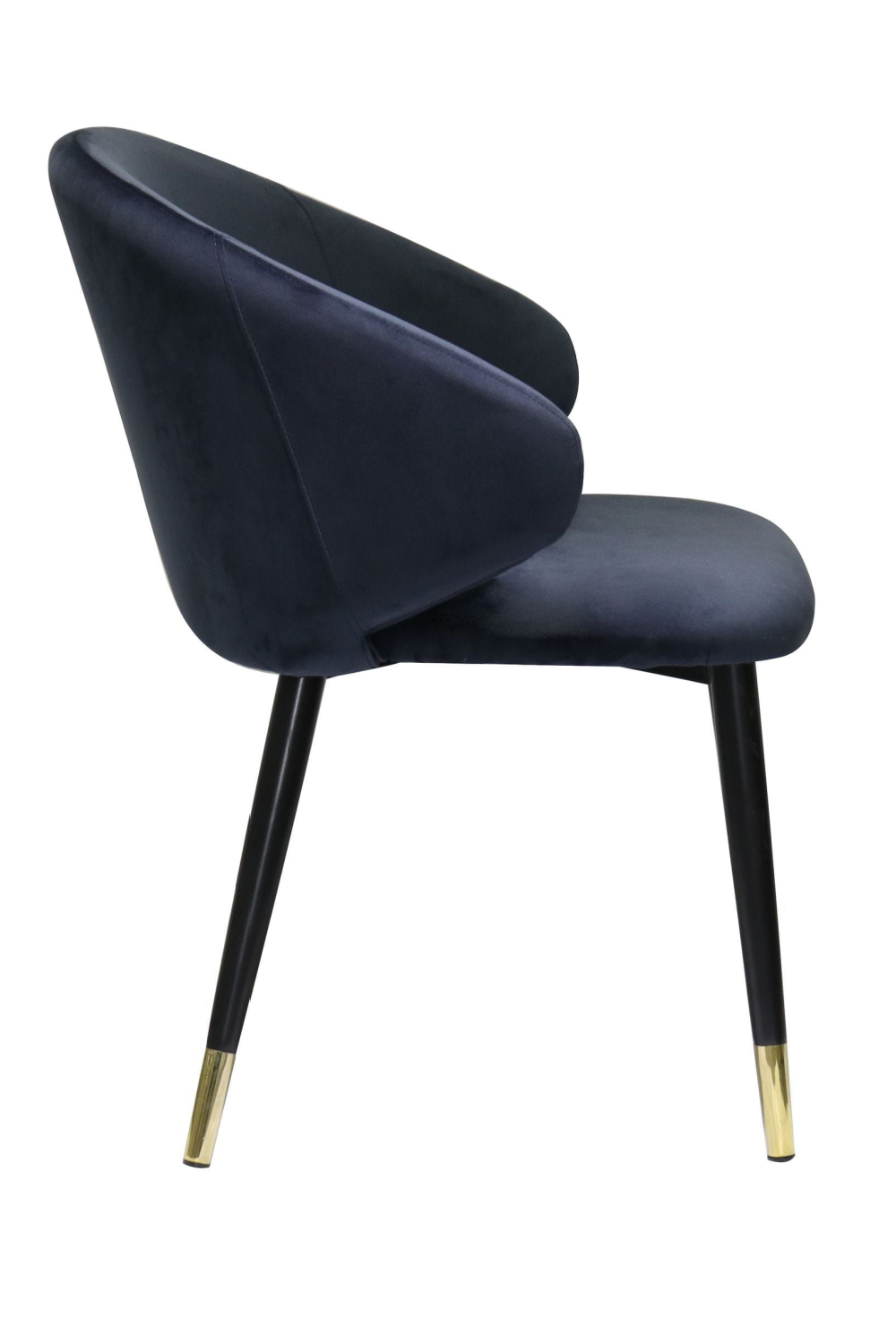 Blue Velvet Dining Chairs (2) | OROA Modern Elon | Oroa.com