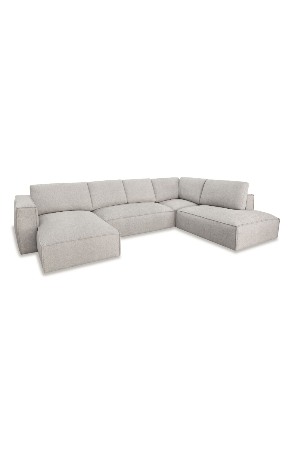 Gray Modular Chaise Sofa | OROA Modern Lulu | Oroa.com