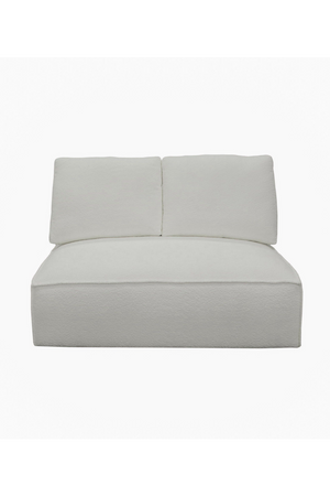 White Sectional Sofa with Left Chaise | OROA Modern Lulu | Oroa.com