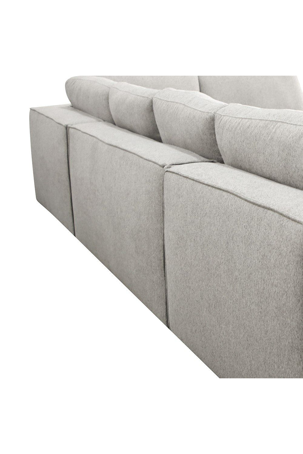 Gray Modular Chaise Sofa | OROA Modern Lulu | Oroa.com