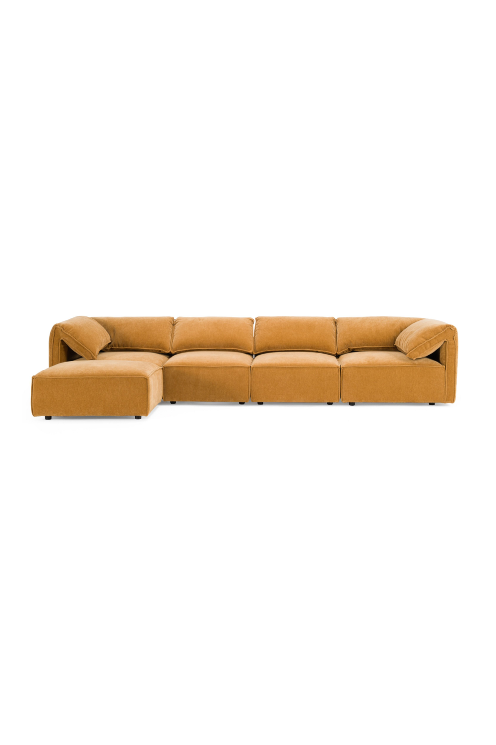 Orange 5-Piece Modular Sofa | OROA Modern Gene  | Oroa.com
