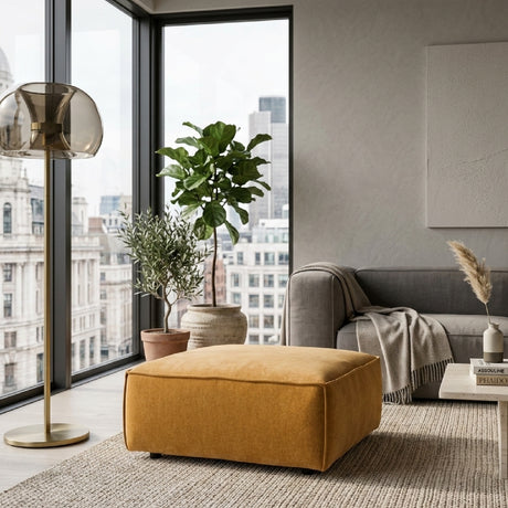   Orange Modular Ottoman | Oroa.com