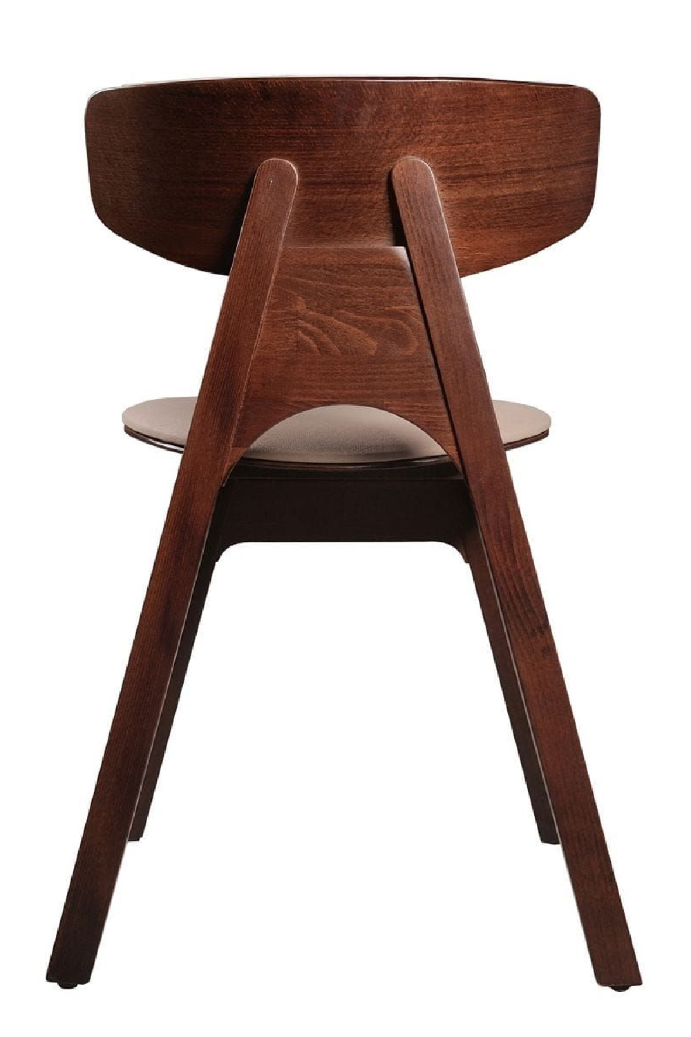 Beechwood Framed Leather Dining Chairs (2) | OROA Modern Beeler | Oroa.com