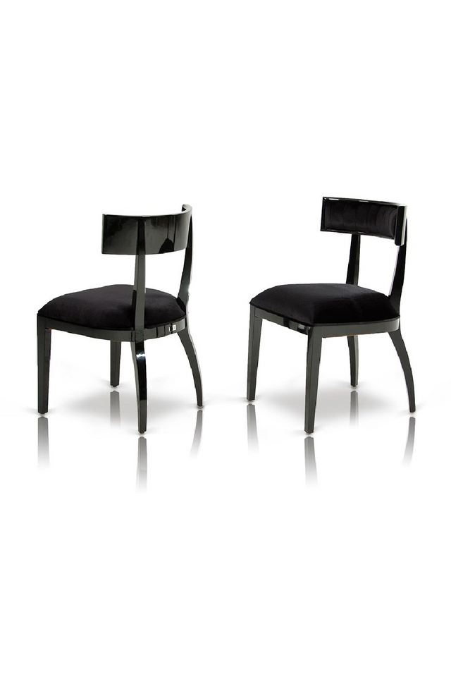 Black Dining Chair Set (2) | OROA Modern Alek | Oroa.com
