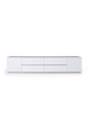 White Crocodile-Textured Sideboard | OROA Modern Skyline | Oroa.com