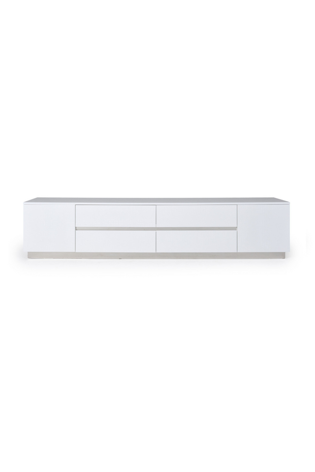 White Crocodile-Textured Sideboard | OROA Modern Skyline | Oroa.com