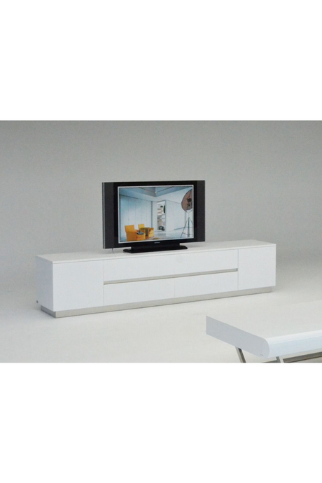 White Crocodile-Textured Sideboard | OROA Modern Skyline | Oroa.com
