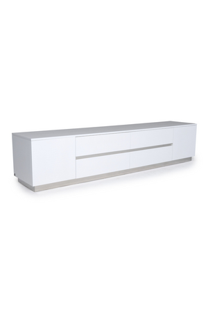 White Crocodile-Textured Sideboard | OROA Modern Skyline | Oroa.com
