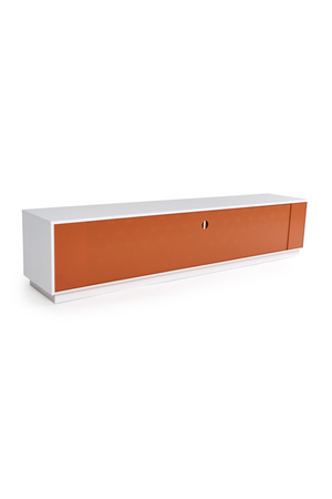 White Crocodile-Textured Sideboard | OROA Modern Skyline | Oroa.com