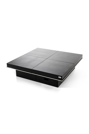 Black Crocodile Extendable Coffee Table | OROA Modern | Oroa.com