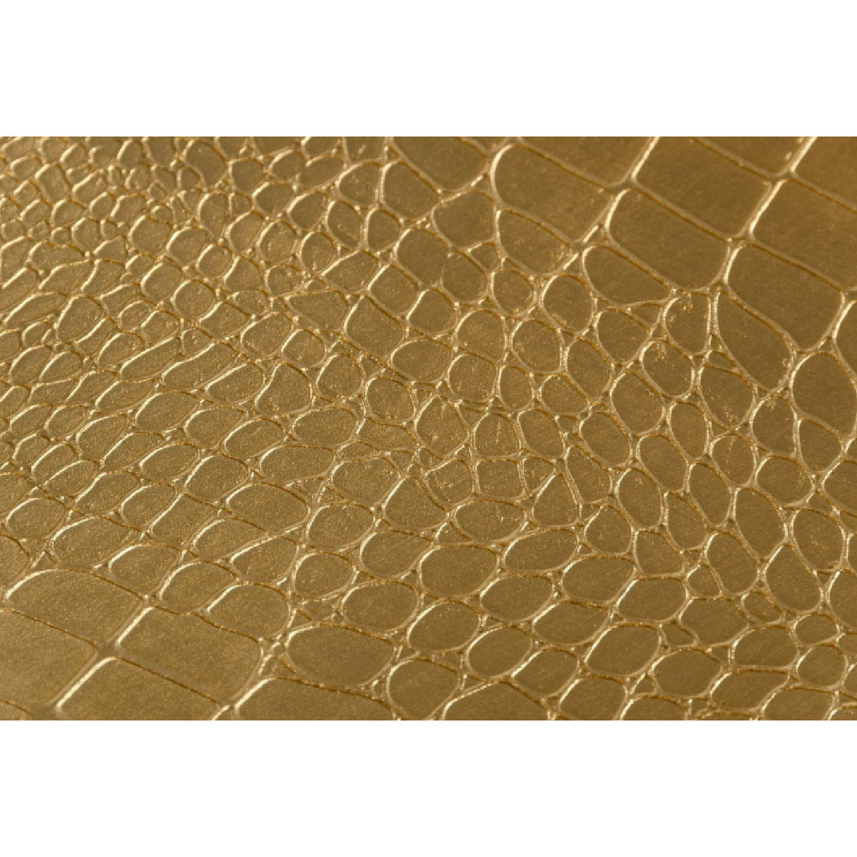   Gold Crocodile Mirror Console Table | Oroa.com