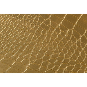   Gold Crocodile Mirror Console Table | Oroa.com