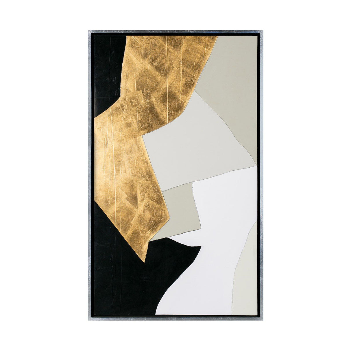   Gold Leaf Abstract Painting Set (2) | Oroa.com