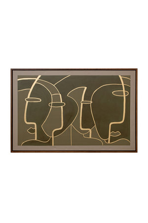 Abstract Line Art Print 71" x 47" | OROA Modern Foul | Oroa.com