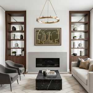   Abstract Line Art Print 71" x 47" | Oroa.com