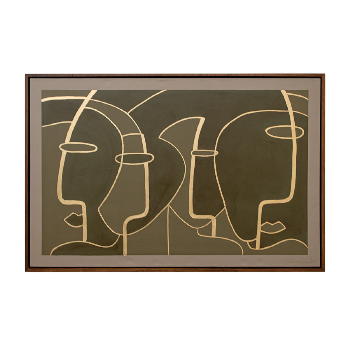   Abstract Line Art Print 71" x 47" | Oroa.com