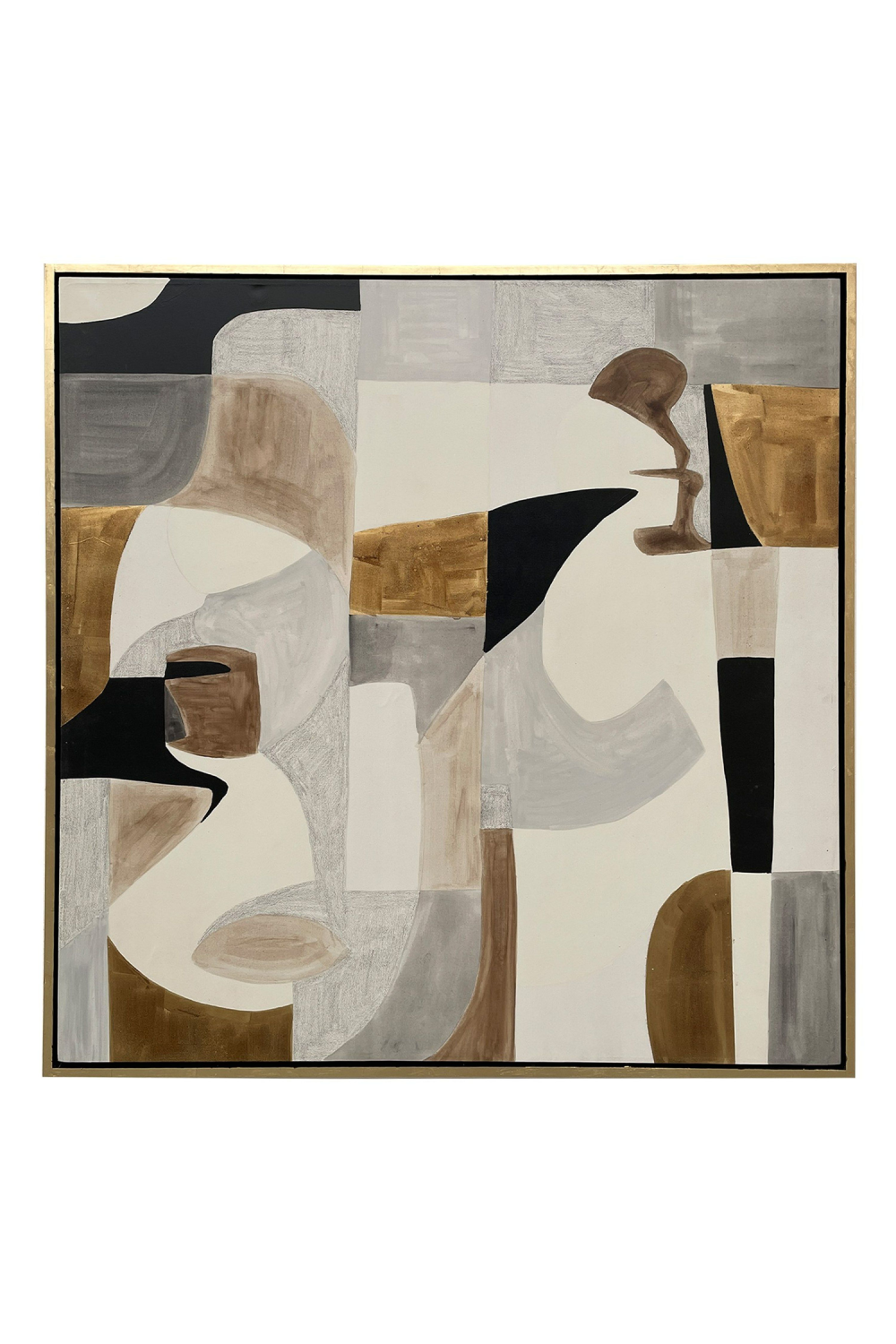 Abstract Multicolored Painting 59" x 59" | OROA Modern Ain | Oroa.com