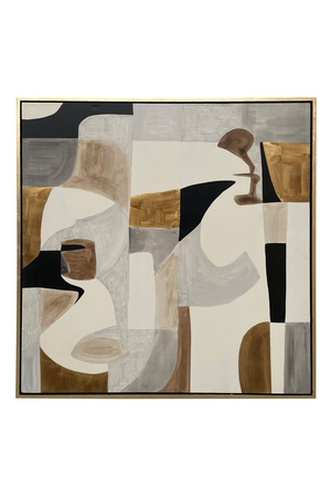 Abstract Multicolored Painting 59" x 59" | OROA Modern Ain | Oroa.com