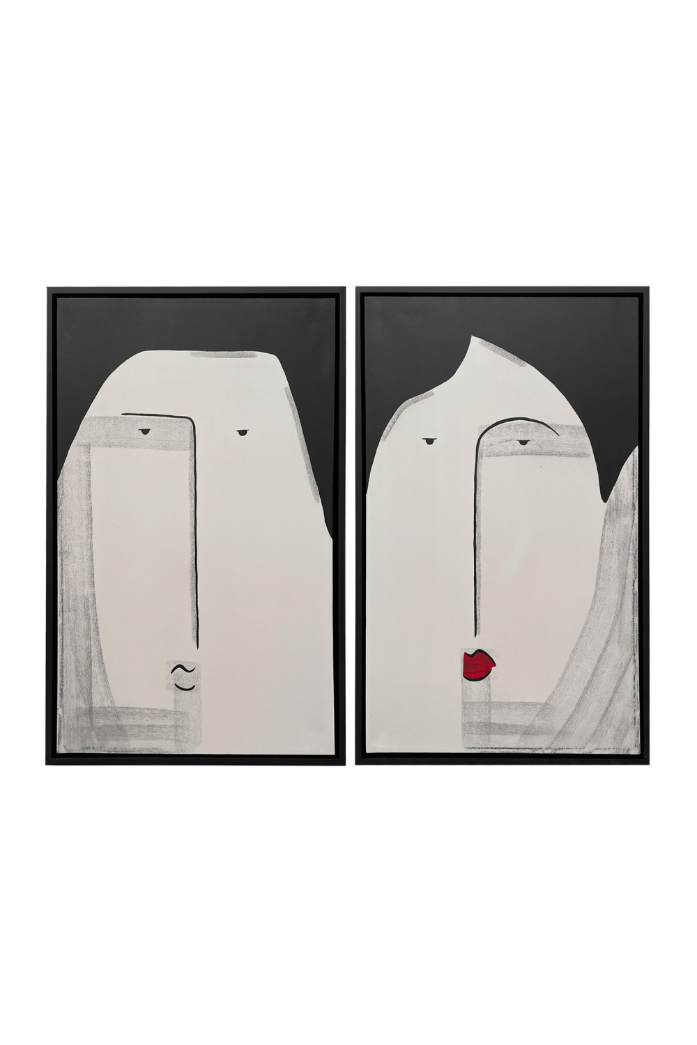 Human Face Painting Set (2) | OROA Modern Tesma | Oroa.com