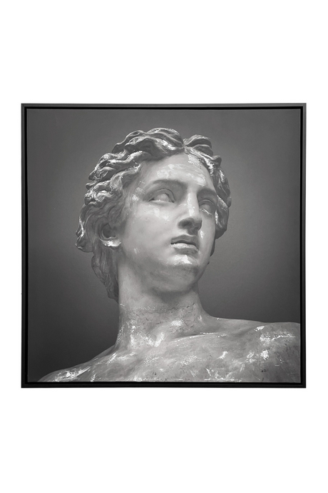 Gray Statue Painting 59" x 59" | OROA Modern Bile | Oroa.com