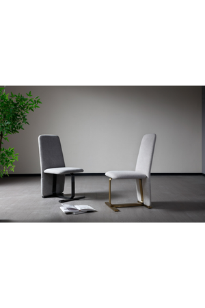 Linen Upholstered Dining Chair Set (2) | OROA Modern Tasha | Oroa.com