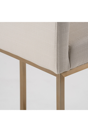 Curved White Counter Chair | OROA Modern Yukon | Oroat.com