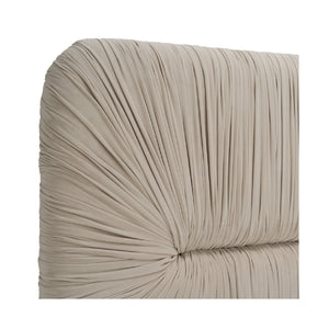 Beige Velvet Bed | OROA Modern Florence