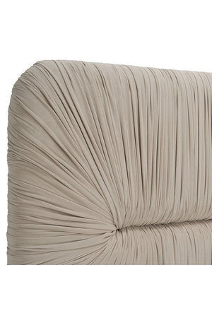 Beige Velvet Bed | OROA Modern Florence | Oroa.com