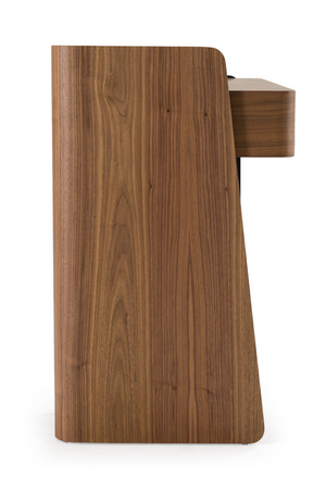 Walnut 2-Drawer Writing Desk | OROA Modern Langford | Oroa.com