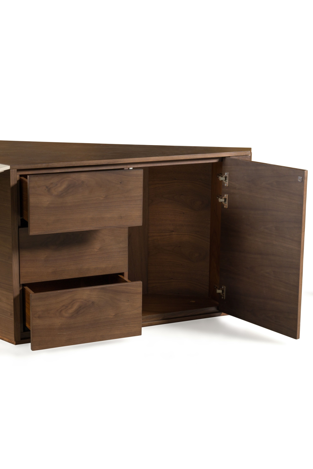 Beige Leather Desk | OROA Modern Kerouac | Oroa.com