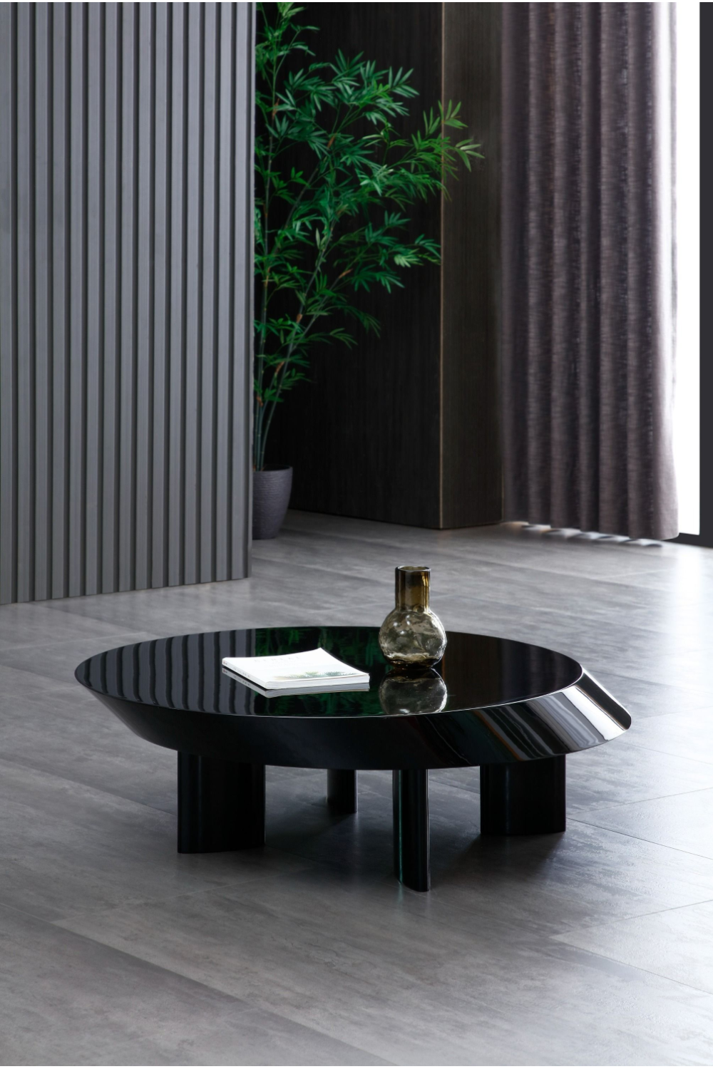 Black Round Coffee Table | OROA Modern CT106 | Oroa.com