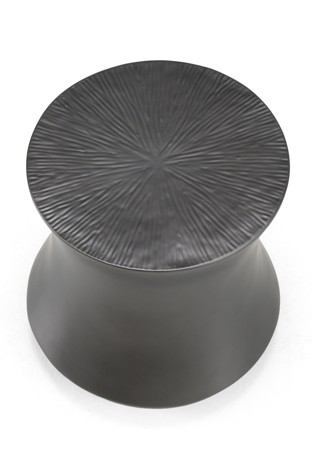Antique Gray Fiberglass End Table | OROA Modern Airdrie | Oroa.com