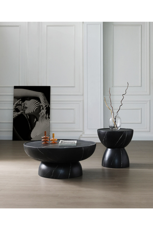 Black Fiberglass Coffee Table | OROA Modern Akron | Oroa.com