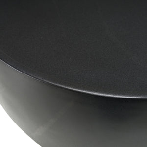   Black Fiberglass End Table | Oroa.com