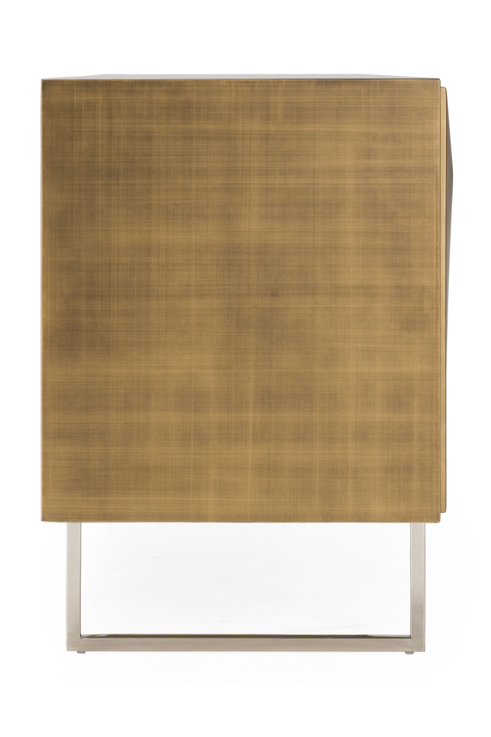 Faceted Antique Brass Sideboard | OROA Modern Vanguard | Oroa.com