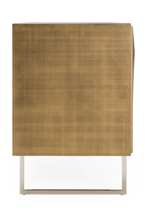 Faceted Antique Brass Sideboard | OROA Modern Vanguard | Oroa.com