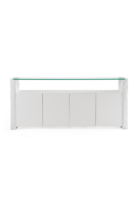 White Fiberglass Sideboard | OROA Modern Ashley | Oroa.com