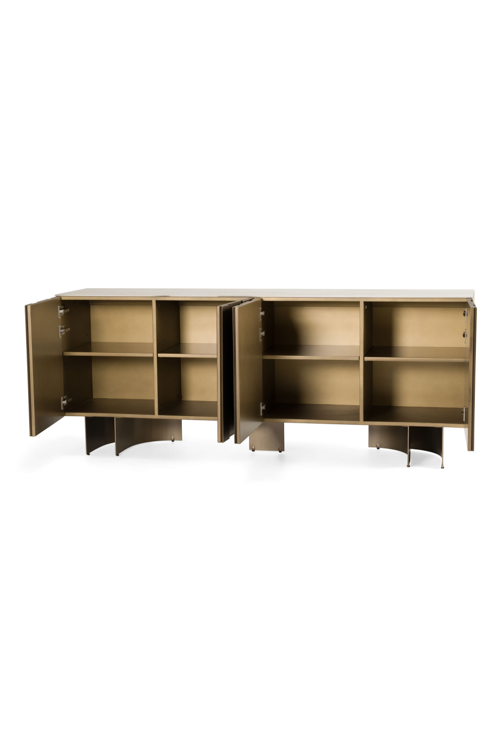 Travertine 4-Door Sideboard | OROA Modern Kiefer | Oroa.com