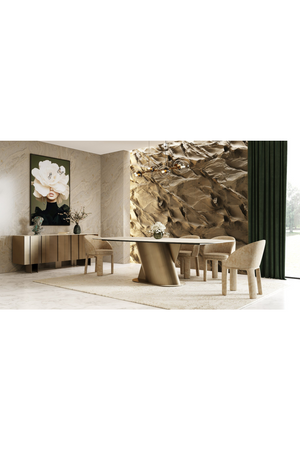 Travertine 4-Door Sideboard | OROA Modern Kiefer | Oroa.com