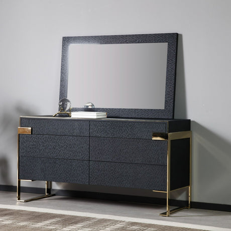   6-Drawer Wenge Oak Dresser | Oroa.com