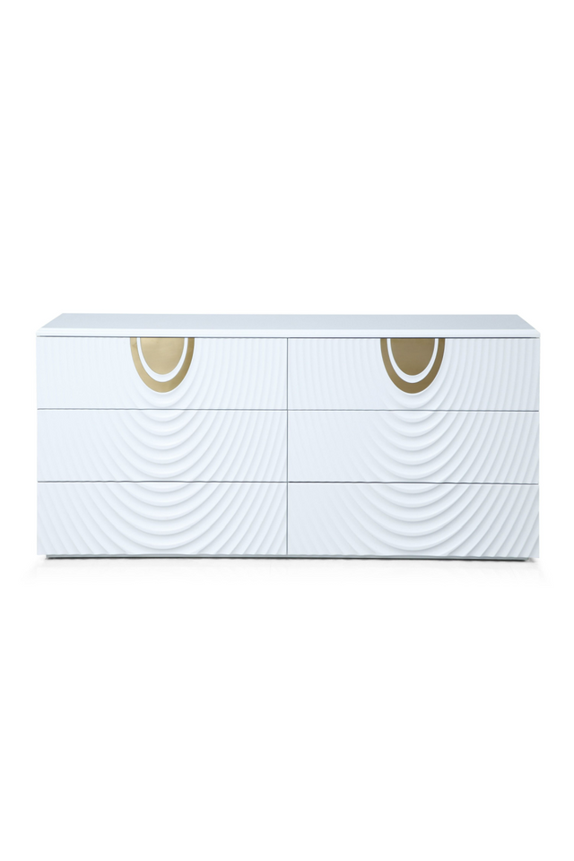 White 6-Drawer Dresser | OROA Modern J1869 | Oroa.com