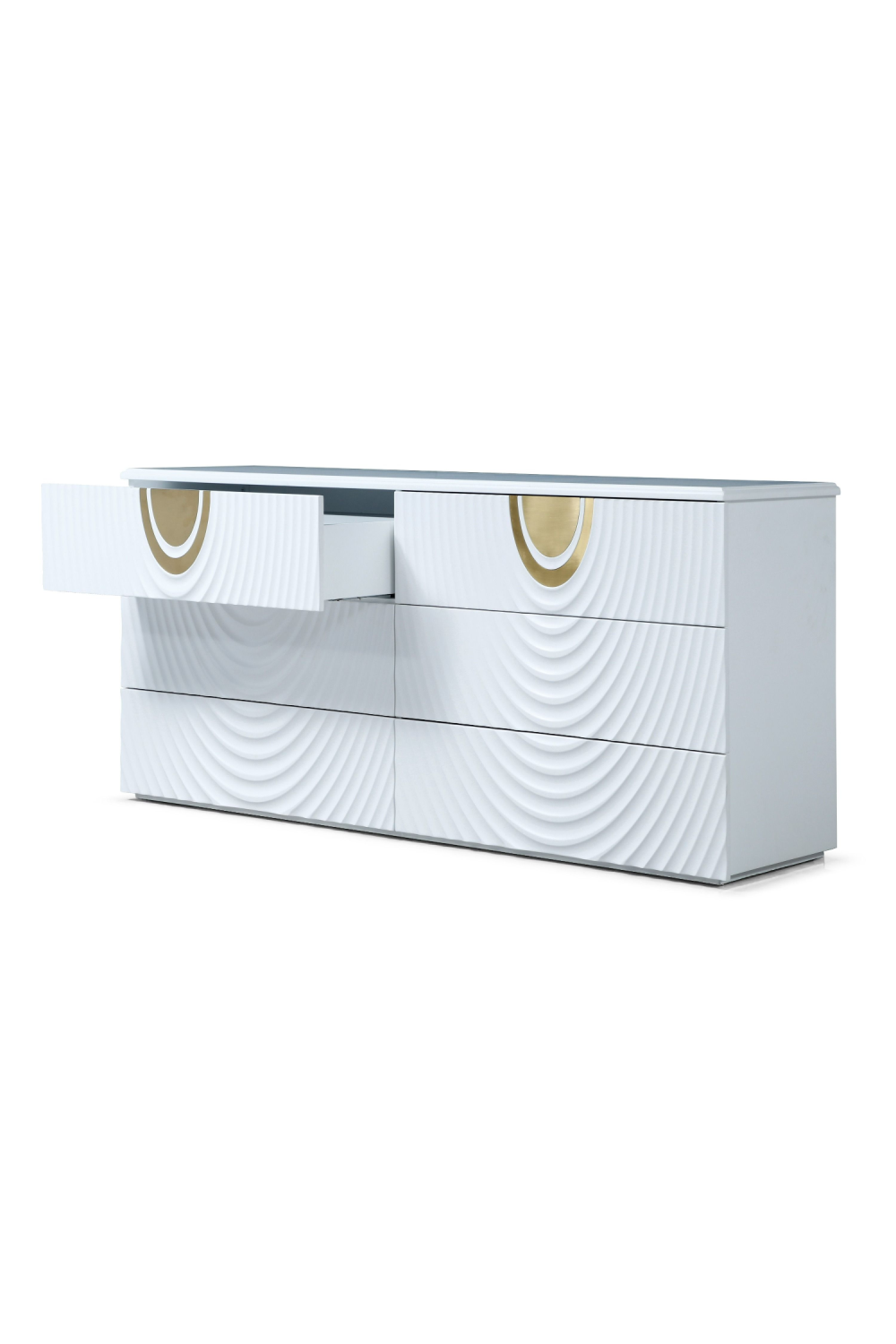 White 6-Drawer Dresser | OROA Modern J1869 | Oroa.com
