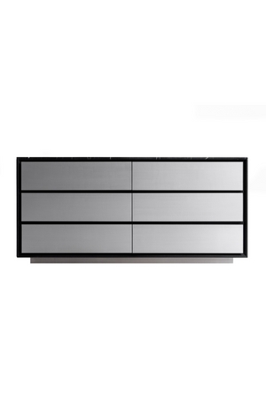 6-Drawer Aluminum Dresser | OROA Modern Concord | Oroa.com