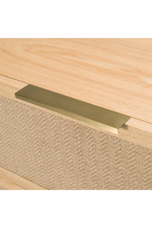 4-Drawer Rattan Chest | OROA Modern Gavin | Oroa.com