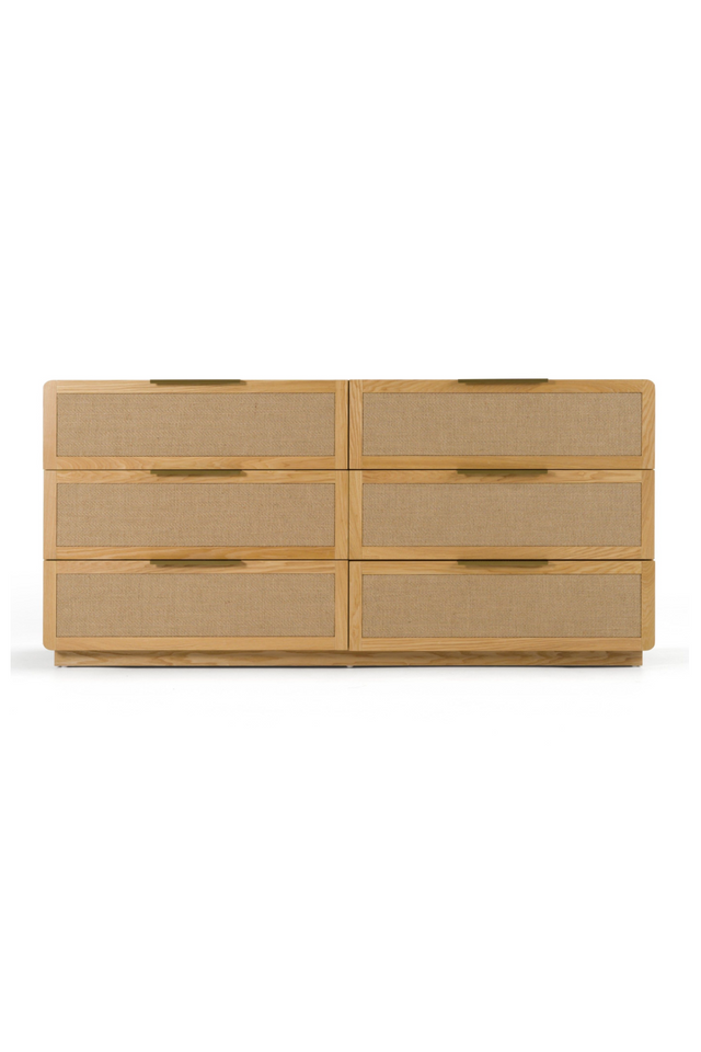 6-Drawer Rattan Dresser | OROA Modern Gavin | Oroa.com